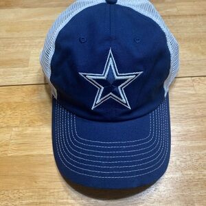 Dallas Cowboys Fanatics Blue and White Mesh Cap